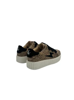 Cheap Loëla Baskets Flash Guépard Sophie BEIGE