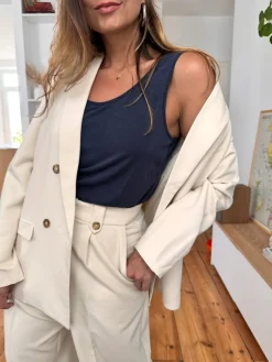 Discount Loëla Blazer Noix ECRU