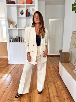 Discount Loëla Blazer Noix ECRU