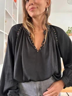 New Loëla Blouse Amik BLACK