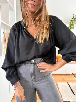 New Loëla Blouse Amik BLACK