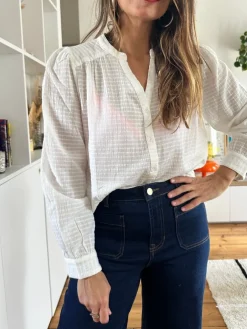 Sale Loëla Blouse Bailey BLANC