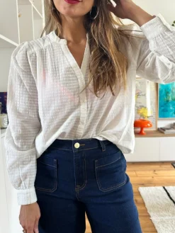 Sale Loëla Blouse Bailey BLANC