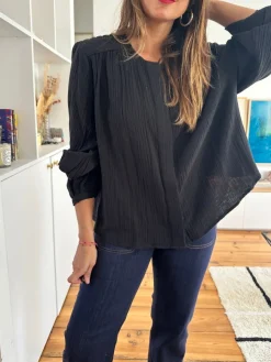Hot Loëla Blouse Berlia NOIR