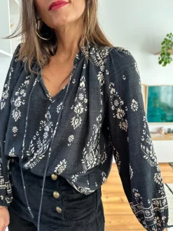 Online Loëla Blouse Karla NOIR