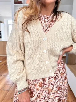 Sale Loëla Cardigan Naster SABLE