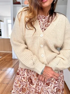 Sale Loëla Cardigan Naster SABLE