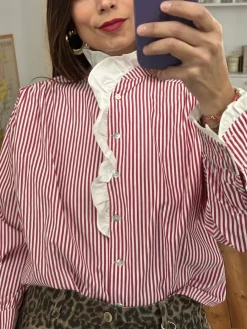 Flash Sale Loëla Chemise Alicia RAYE ROUGE