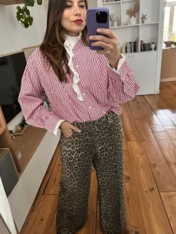 Flash Sale Loëla Chemise Alicia RAYE ROUGE