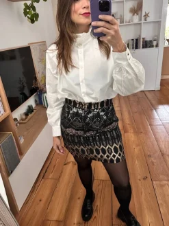 Store Loëla Chemise Lucie BLANC