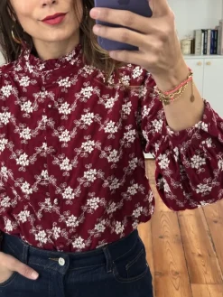 Best Sale Loëla Chemise Lya BORDEAUX