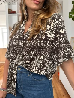 New Loëla Chemise Nelita CHOCOLAT