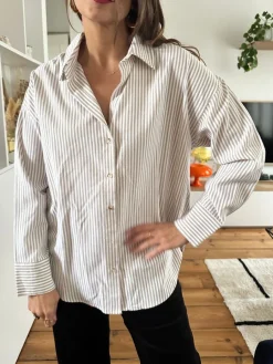 Clearance Loëla Chemise Nolah BEIGE