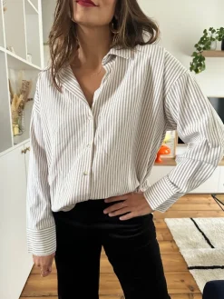 Clearance Loëla Chemise Nolah BEIGE