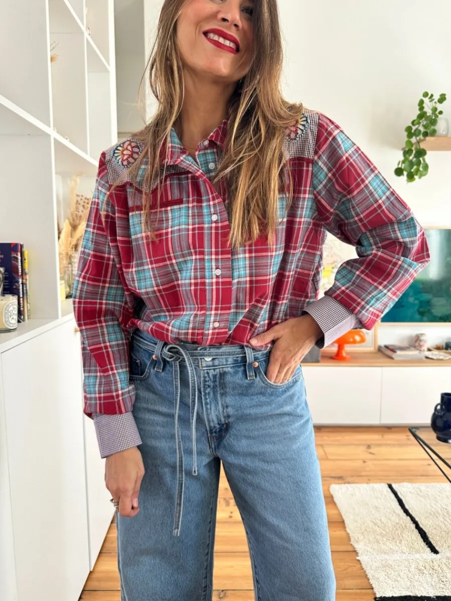 Best Loëla Chemise Sotalie ROUGE