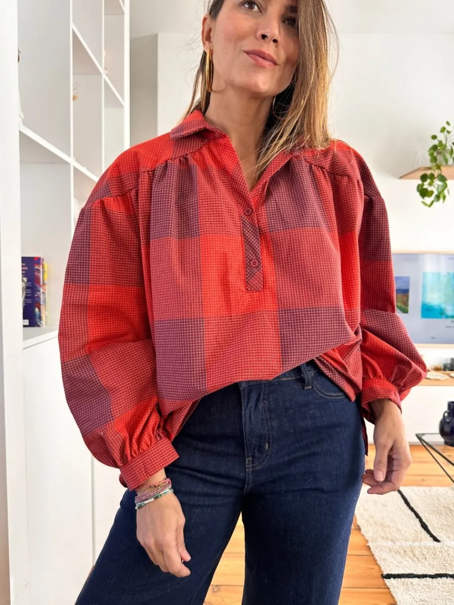 Flash Sale Loëla Chemisier Belinda BRIQUE