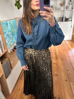 Cheap Loëla Chemisier Festy BLEU