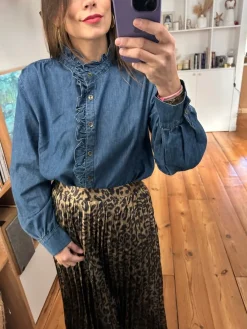 Cheap Loëla Chemisier Festy BLEU