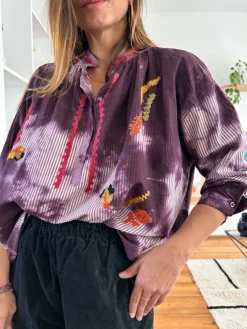 Online Loëla Chemisier Susina VIOLET