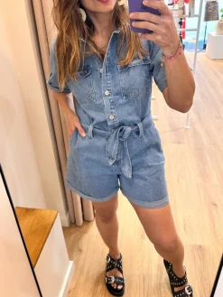 Best Loëla Combishort Colombe DENIM CLAIR