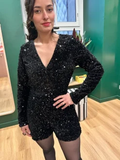 Outlet Loëla Combi-short Maeva NOIR