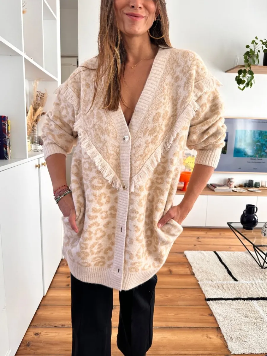 Discount Loëla Gilet Aliah ECRU