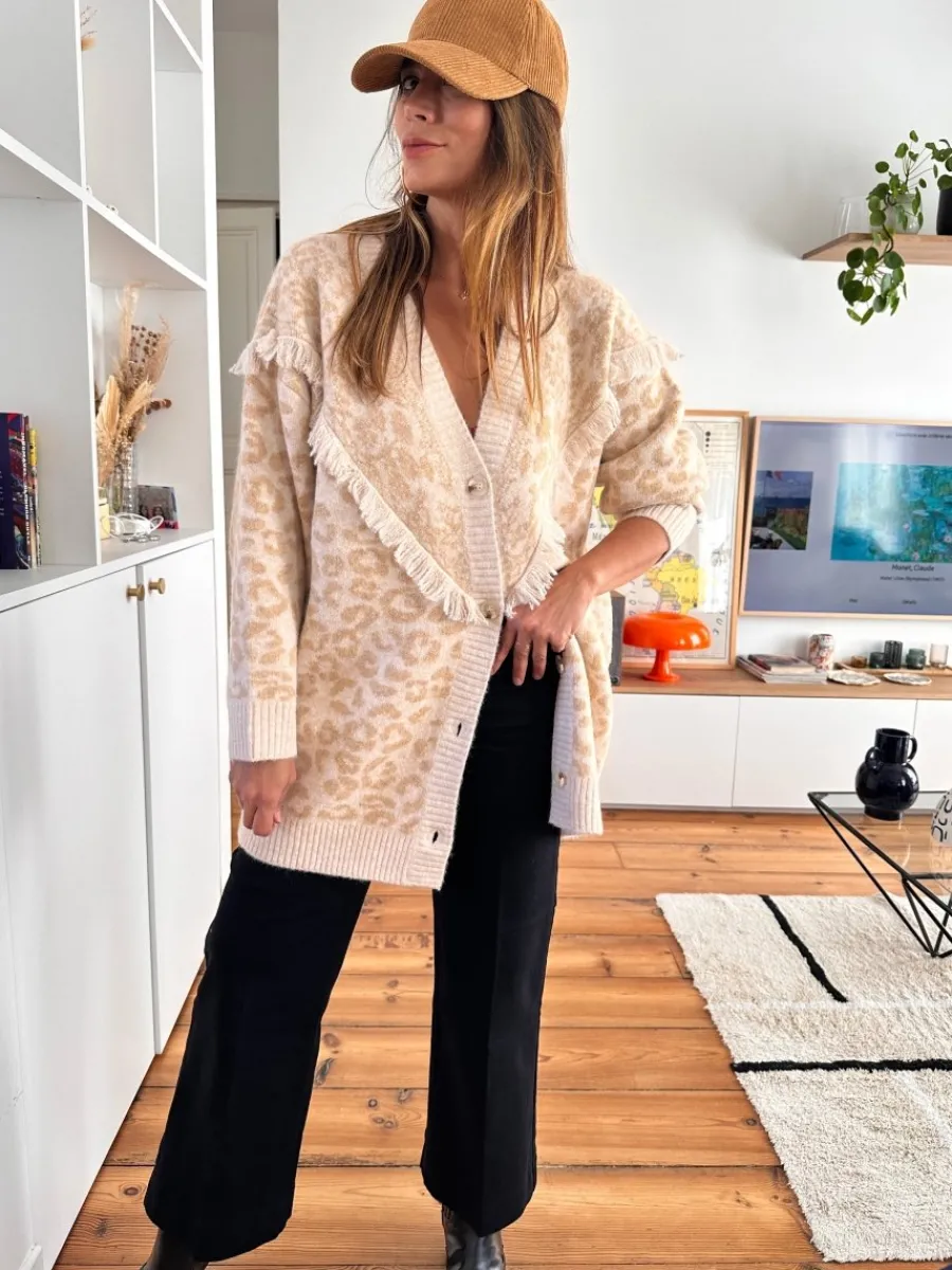 Discount Loëla Gilet Aliah ECRU