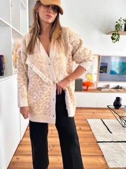 Discount Loëla Gilet Aliah ECRU