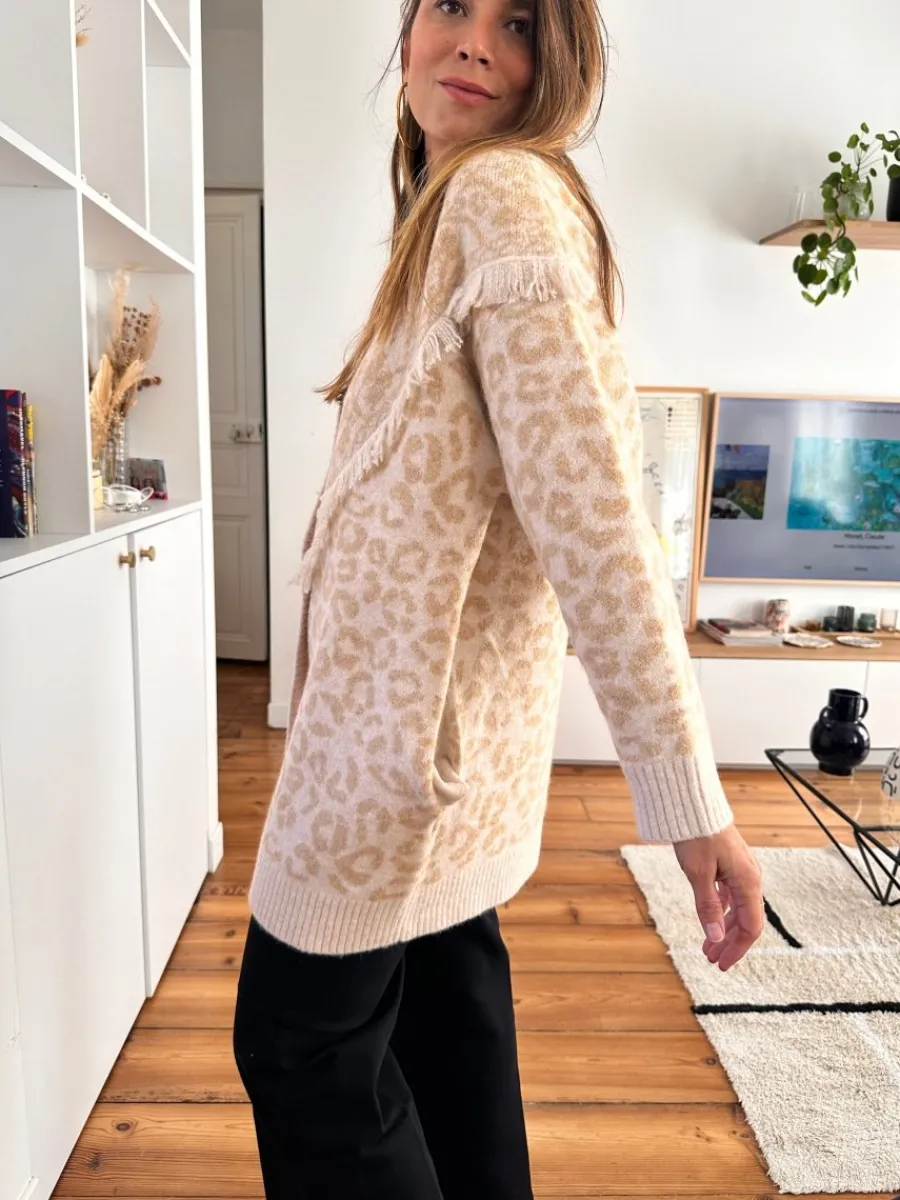 Discount Loëla Gilet Aliah ECRU