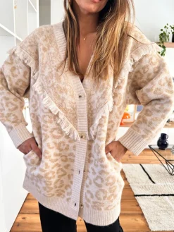 Discount Loëla Gilet Aliah ECRU