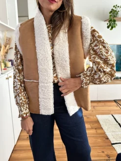 Online Loëla Gilet Andy CARAMEL