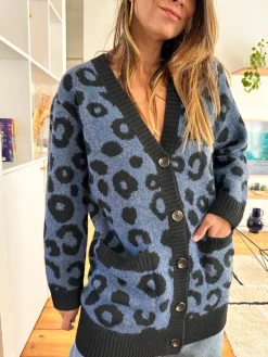 Best Sale Loëla Gilet Ares BLEU