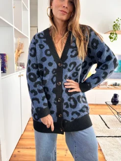 Best Sale Loëla Gilet Ares BLEU