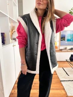 Best Sale Loëla Gilet Yon NOIR
