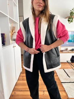 Best Sale Loëla Gilet Yon NOIR