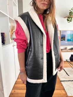 Best Sale Loëla Gilet Yon NOIR