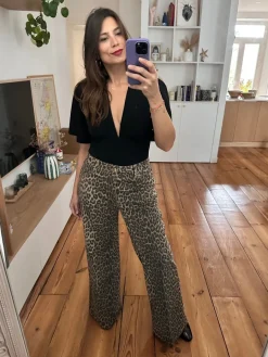 New Loëla Jeans Pietro LEOPARD
