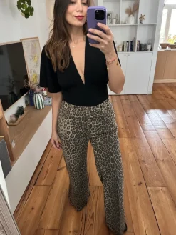New Loëla Jeans Pietro LEOPARD