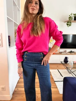 Sale Loëla Jeans Victorine DENIM FONCE