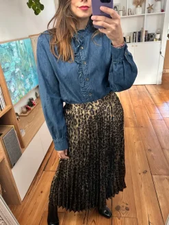 Cheap Loëla Jupe Carol NOIR