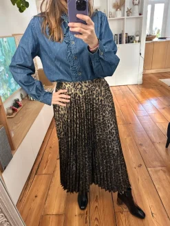 Cheap Loëla Jupe Carol NOIR