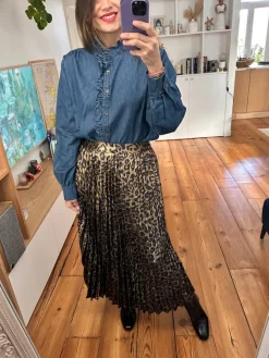 Cheap Loëla Jupe Carol NOIR