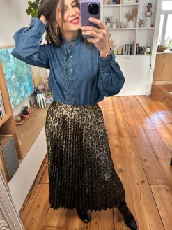 Cheap Loëla Jupe Carol NOIR