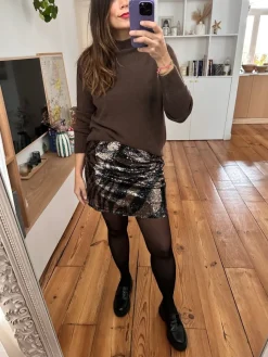 Hot Loëla Jupe Juline NOIR