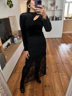 Shop Loëla Jupe Rim NOIR