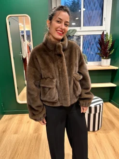 Cheap Loëla Manteau Diana CHOCO