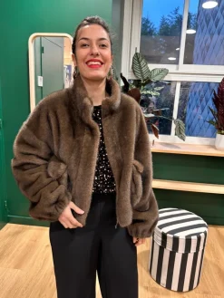 Cheap Loëla Manteau Diana CHOCO