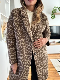 Sale Loëla Manteau Donatella LEOPARD