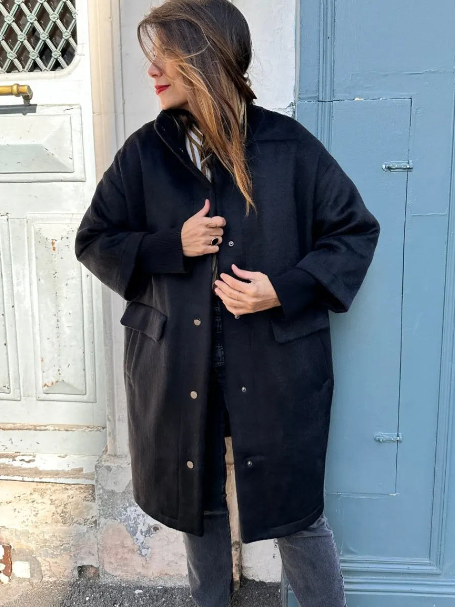 Clearance Loëla Manteau Jordan NOIR