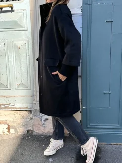 Clearance Loëla Manteau Jordan NOIR